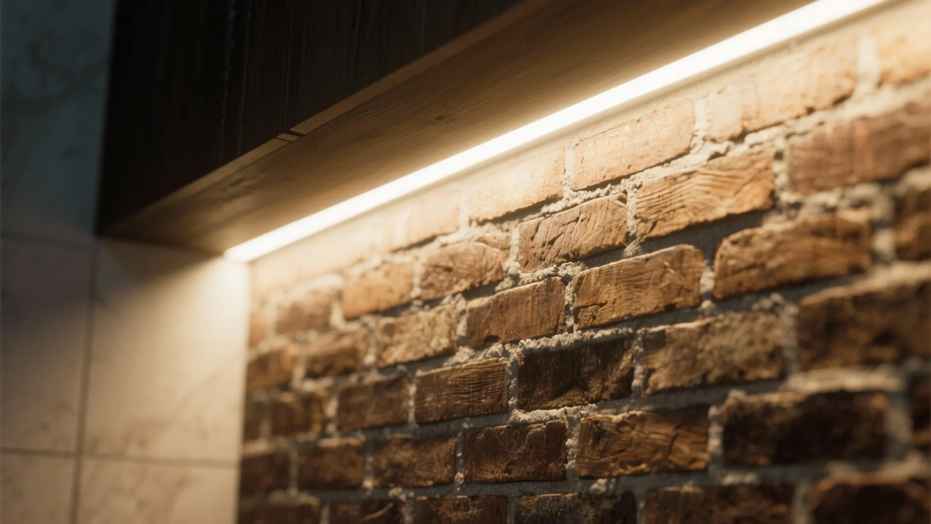 2. Accent a textured wall