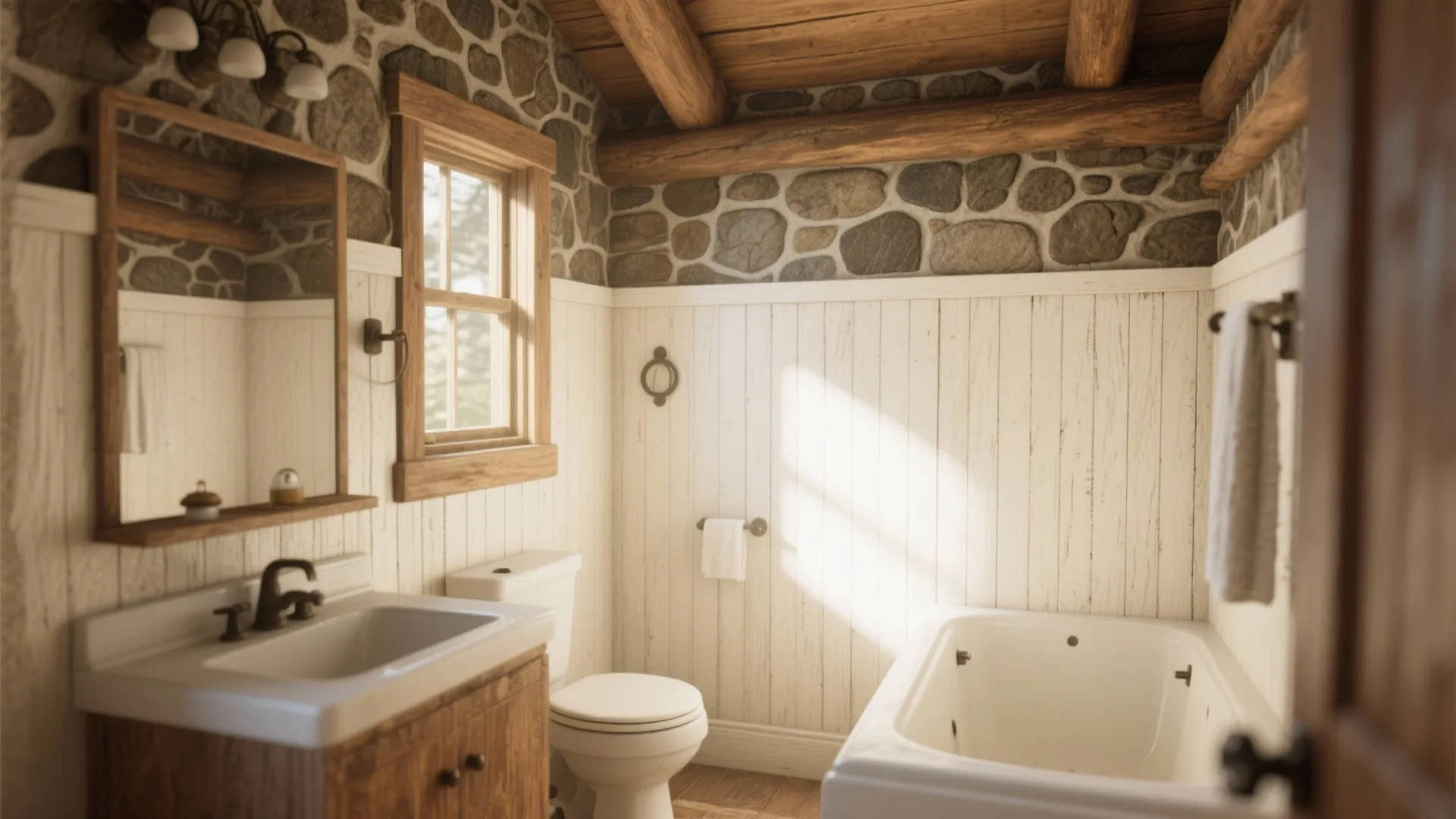 5: Textured Walls with Shiplap or Stone Veneer