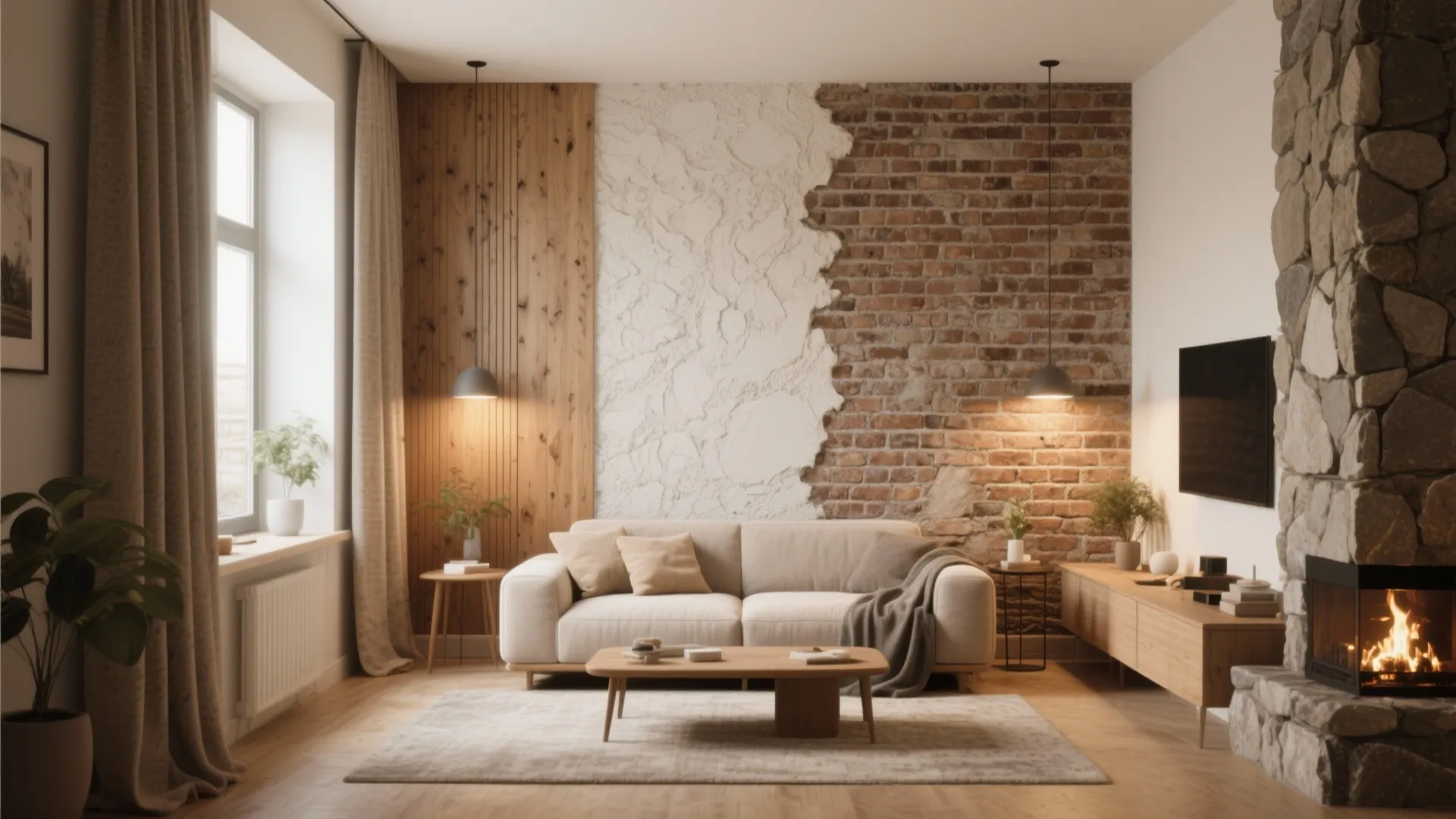 5 Textured Wall Ideas for Living Rooms: Bring depth, style and personality into your living room with these textured wall inspirations.