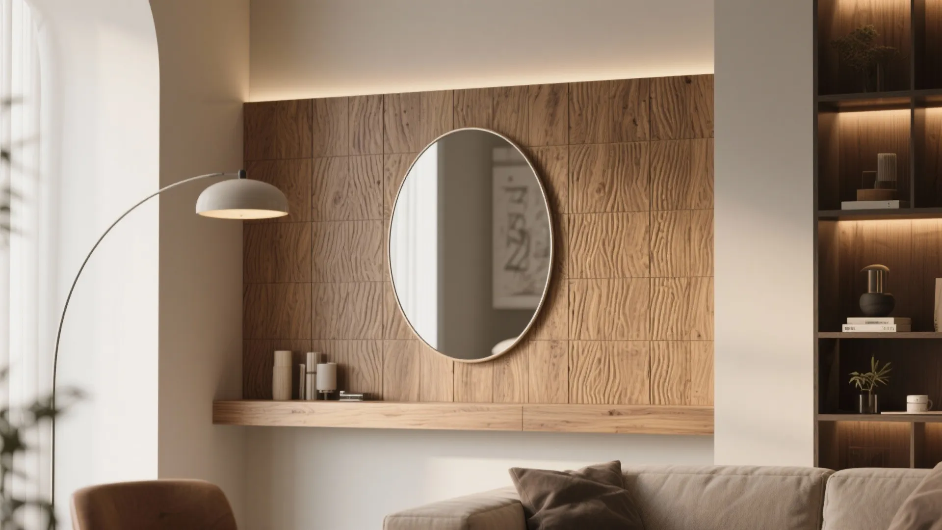 Part of a Textured Wall Panel