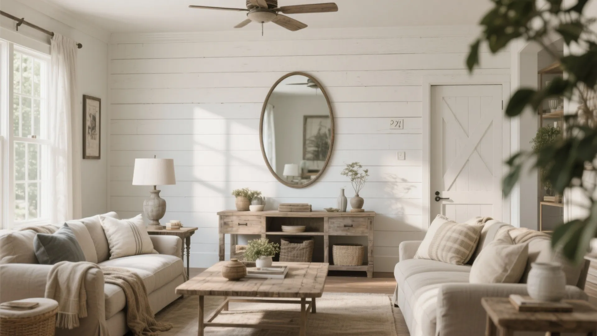 Textured Wall Backdrop for the Mirror