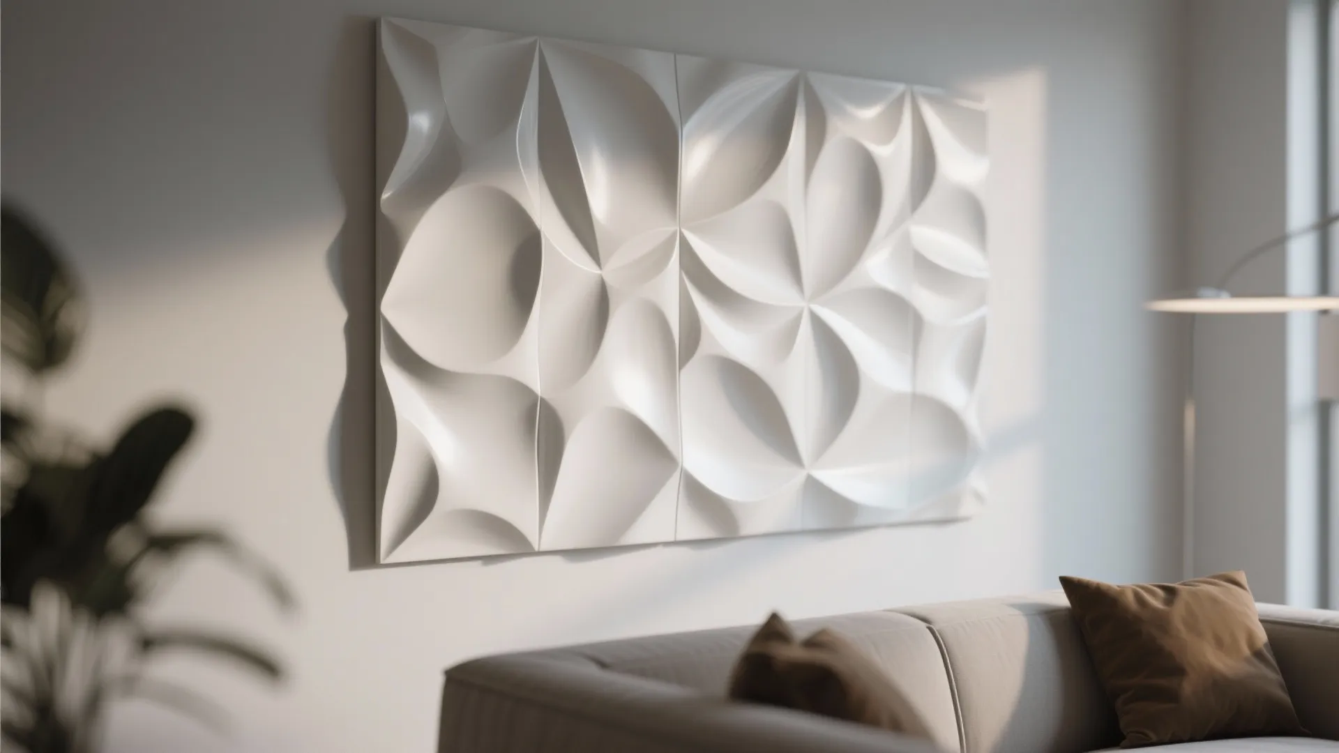 6. Textured Wall Panels