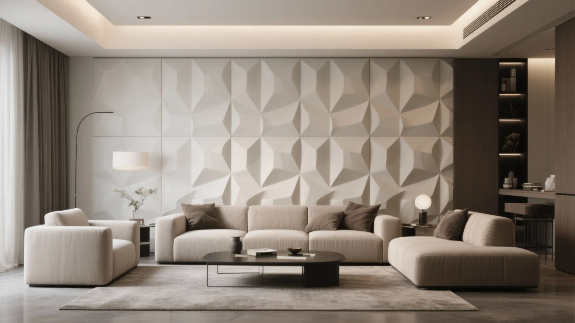 6. Textured Wall Panels