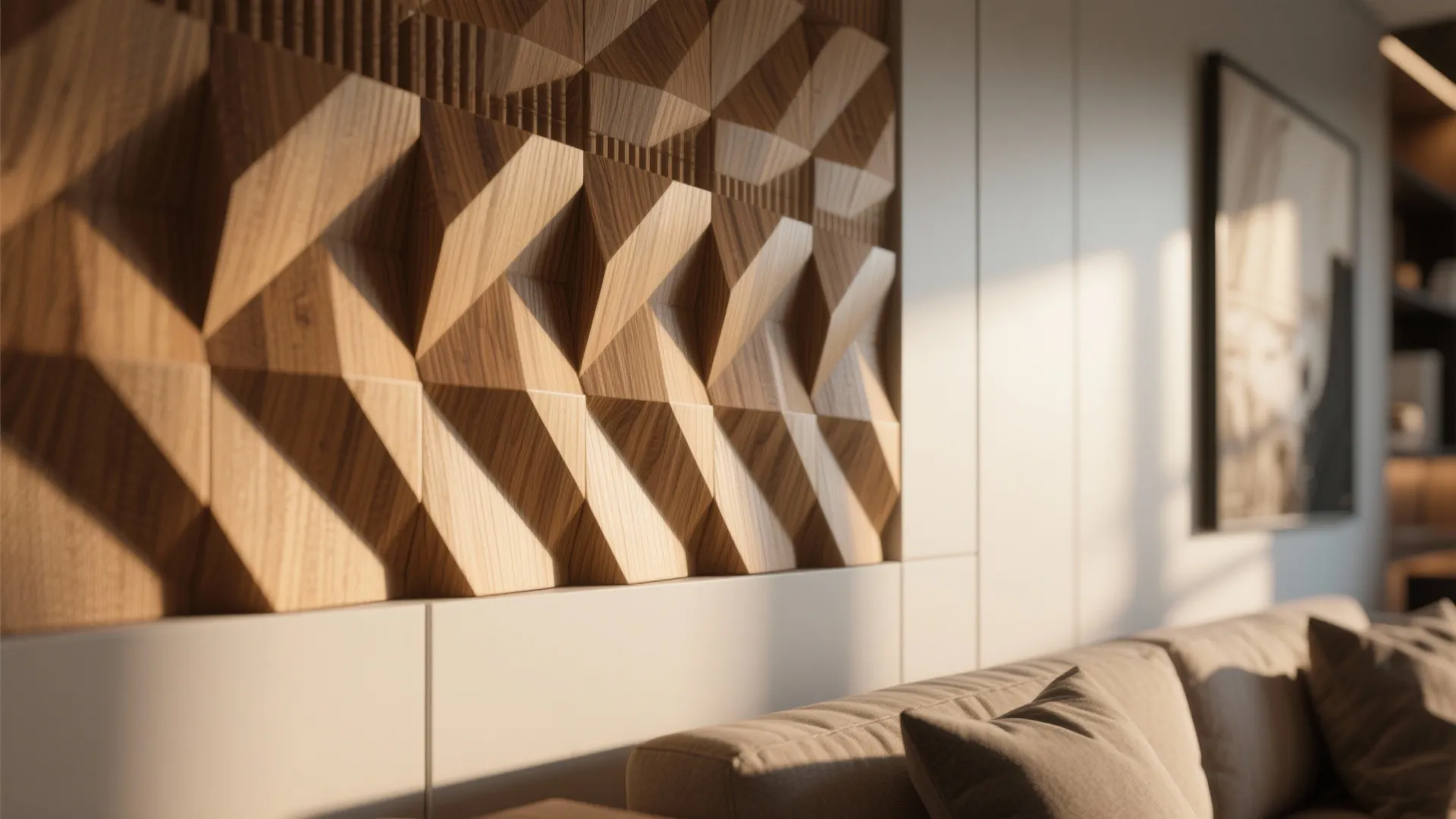 3. Textured Wall Panels