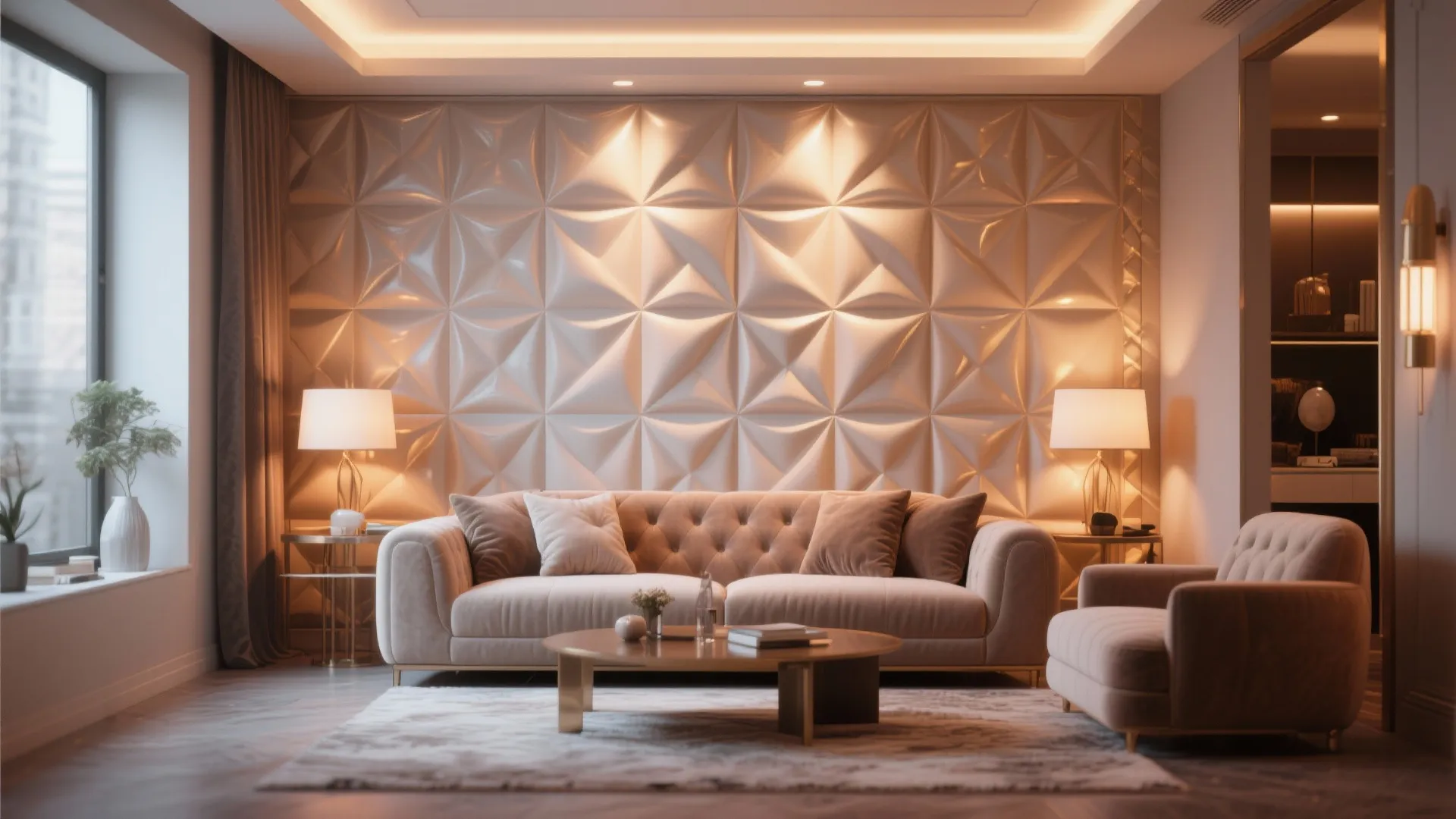 9. Textured Wall Panels