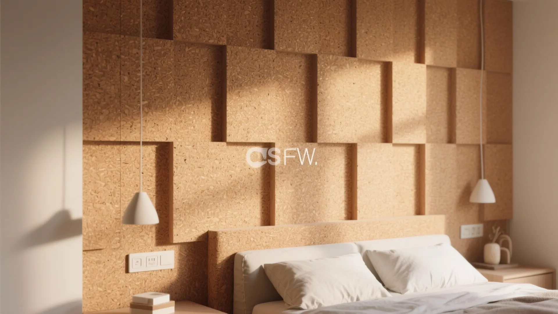 3. Statement Wall with Textured Panels