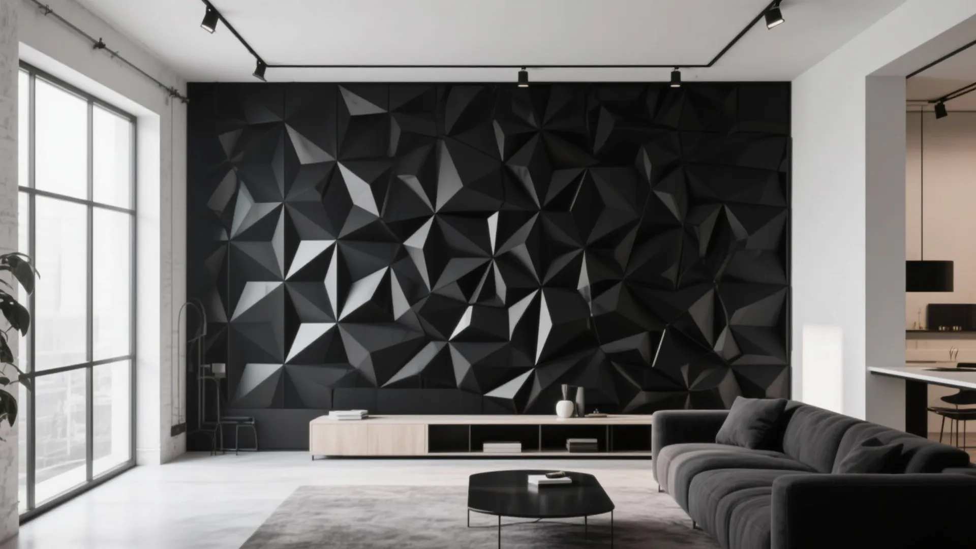 Textured wall panels as art