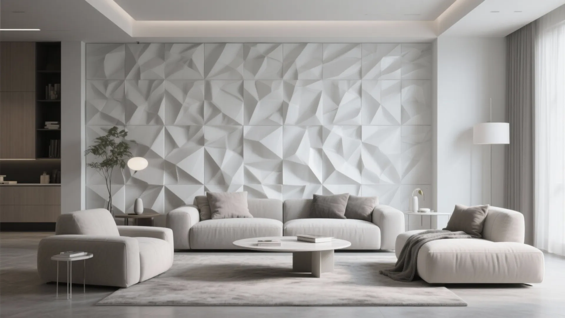 4. Textured Wall Panels