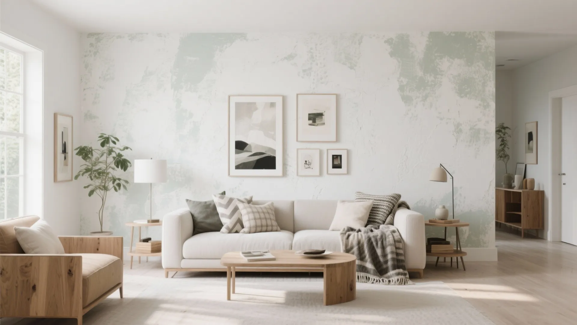 Monochrome White with Textured Finishes