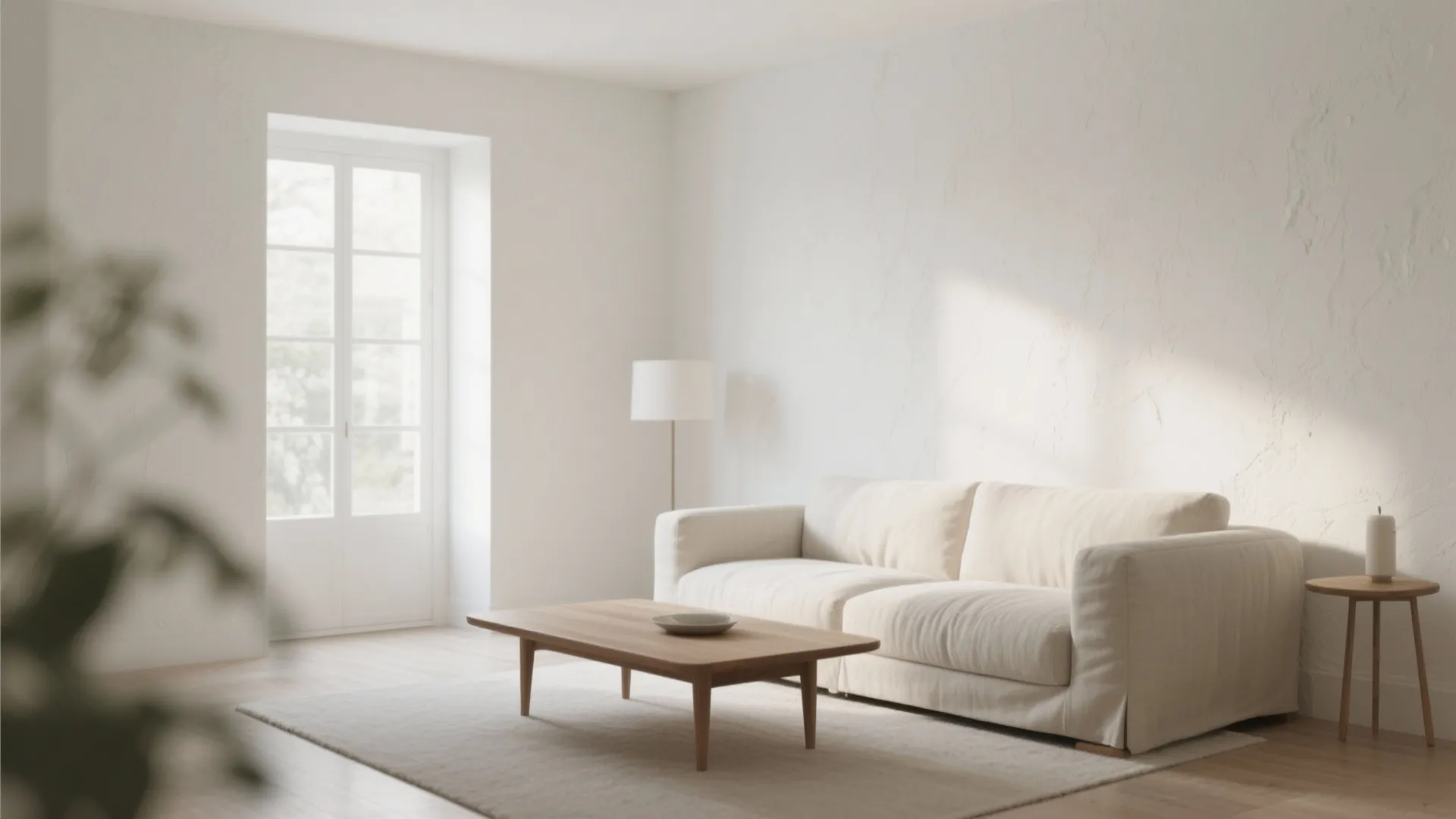 9. Soft White with Textured Finishes