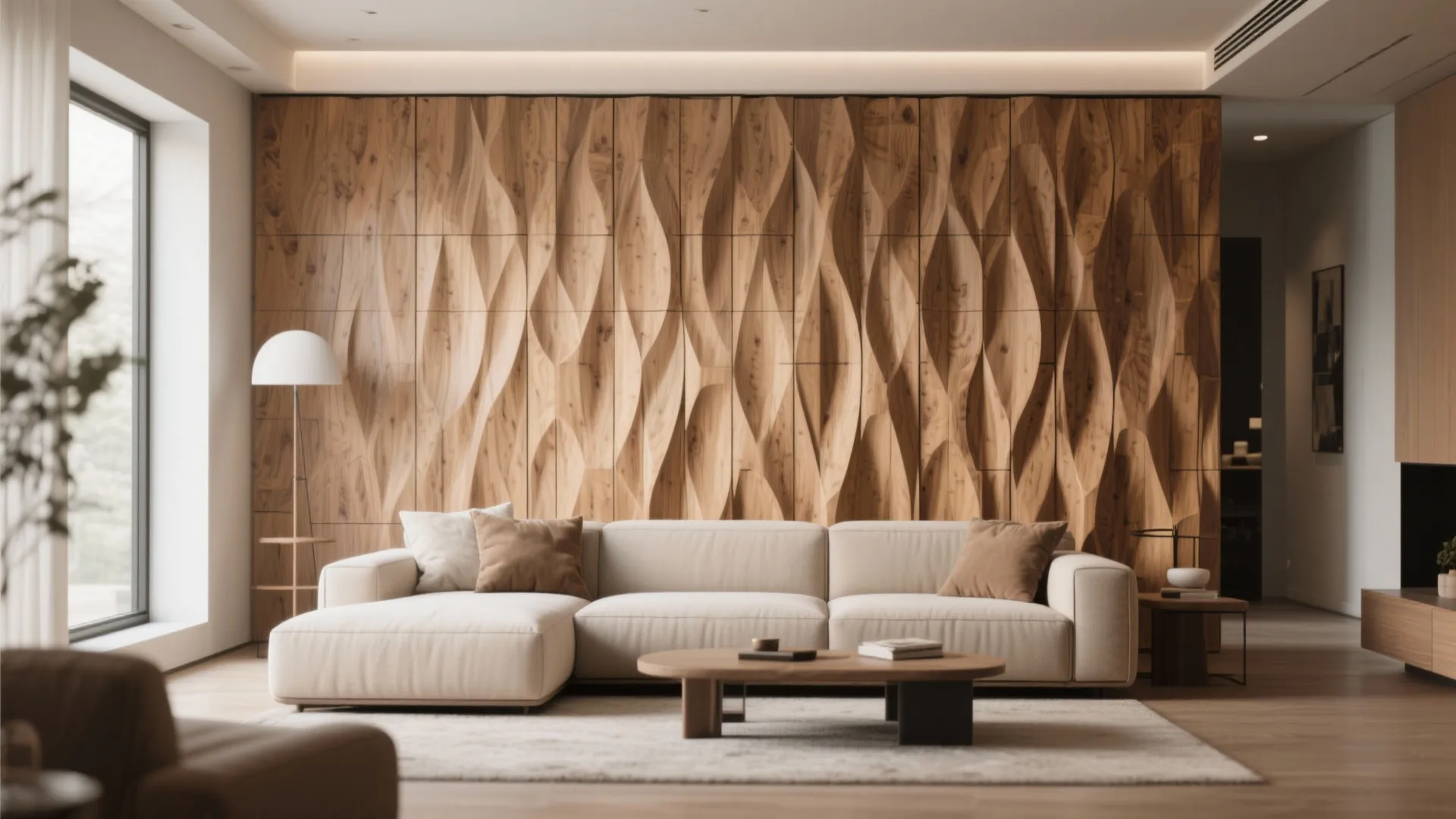 7. Textured Wall Panels