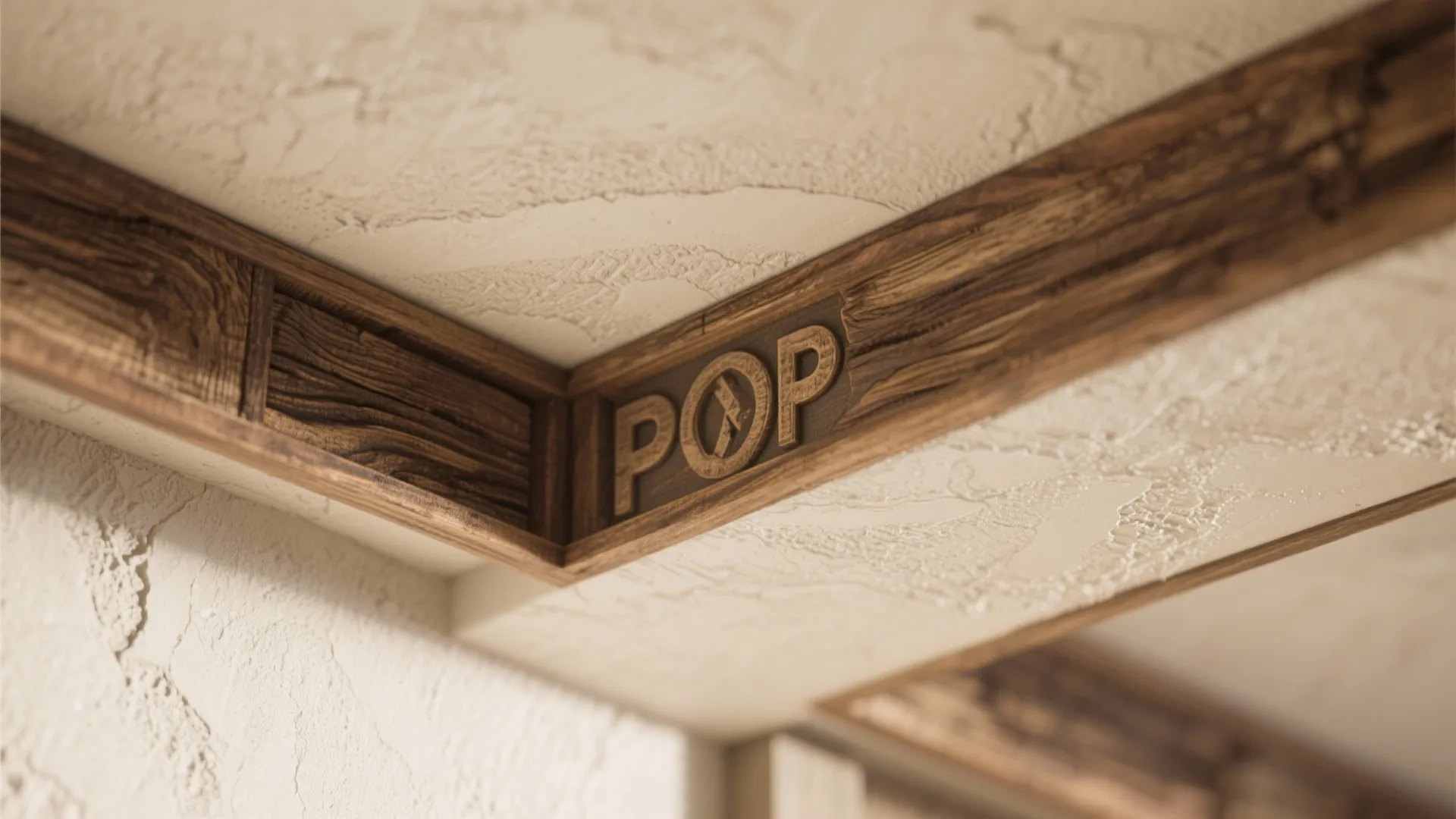 Textured POP with Wooden Inlay