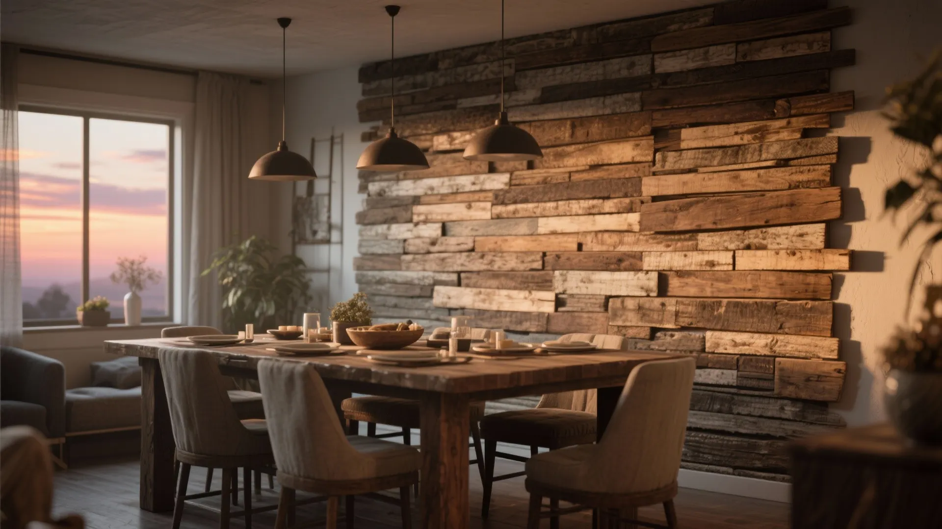 3. Textured Accent Walls