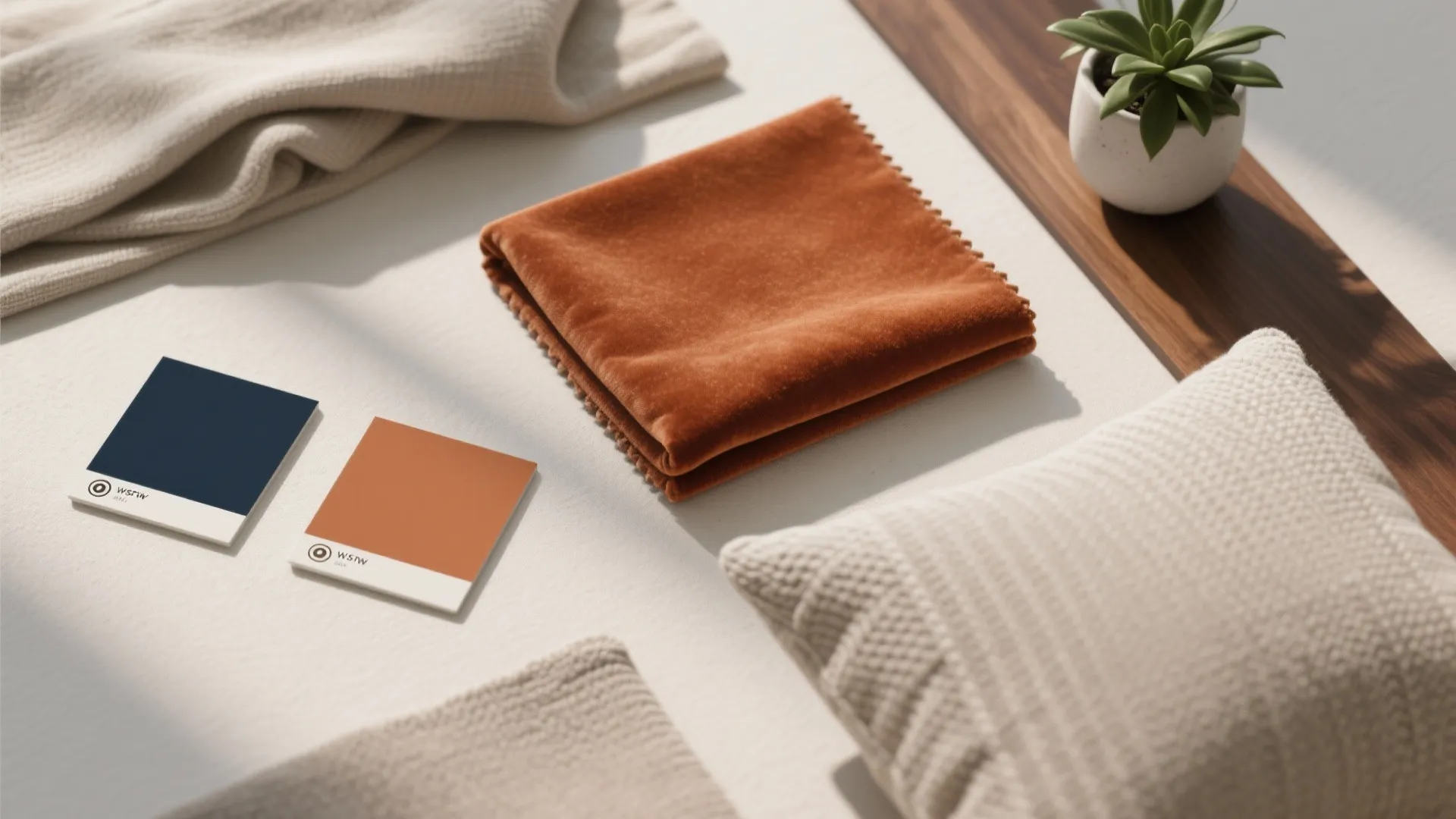 5. Choose textures and colors both of you love