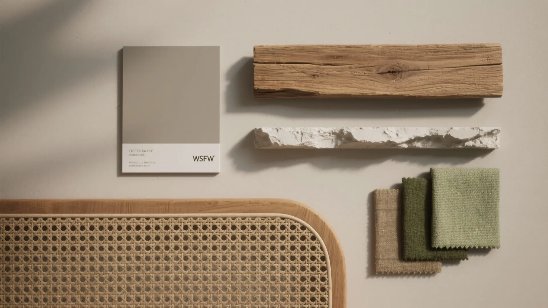 3. Pair flat finishes with textured elements for contrast