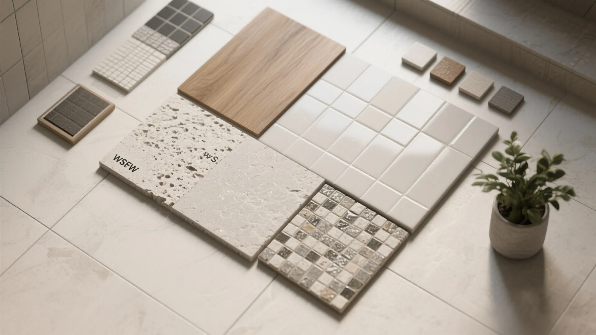 4. Mix textures instead of colors