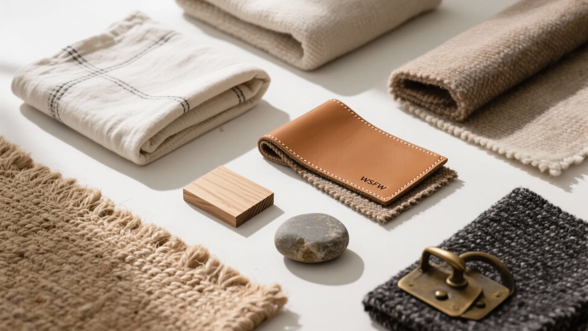 Layered natural textures without visual clutter