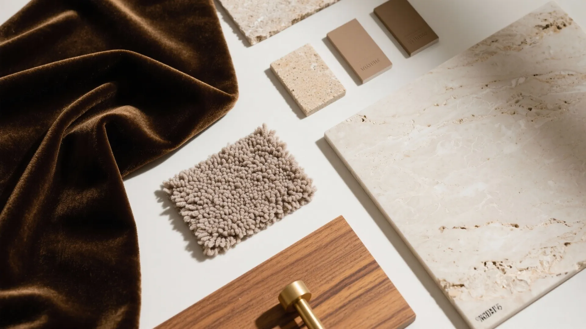 Curated Textures: Velvet, Bouclé, and Stone Pairings