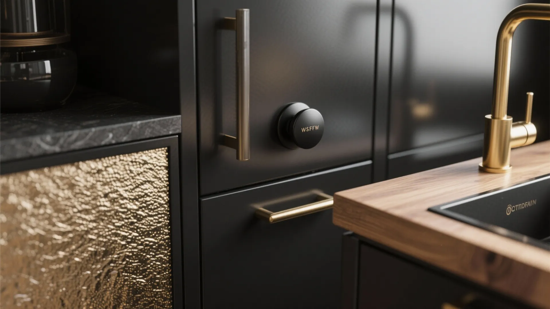 4. Mix textures and hardware finishes