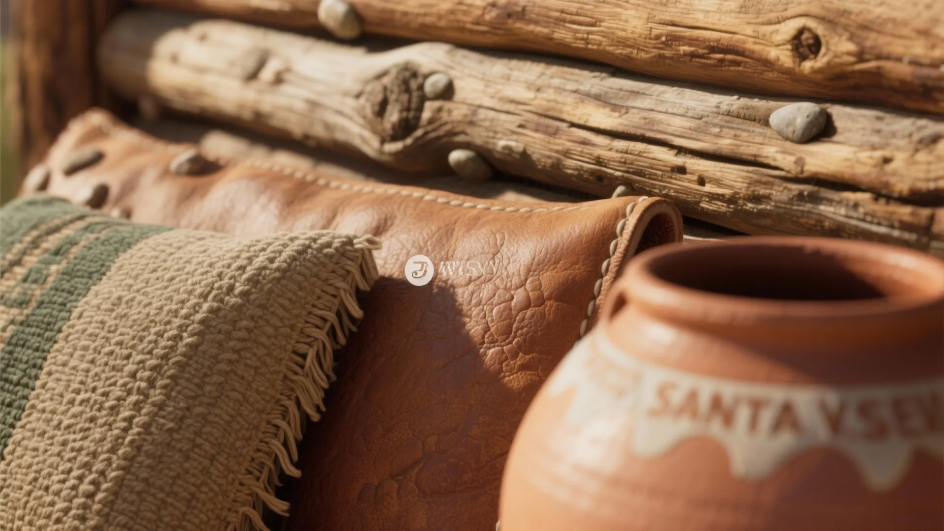 Textures that Talk: Vigas, Leather, Wool, and Clay