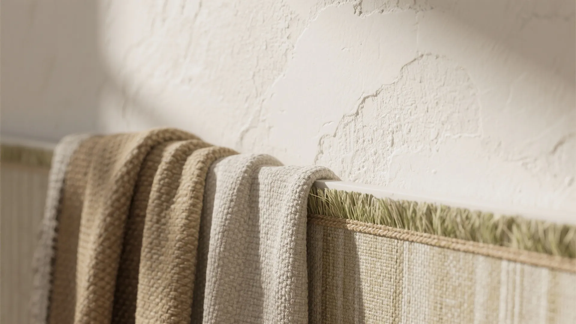 4. Layer Textures Over Off-White Walls