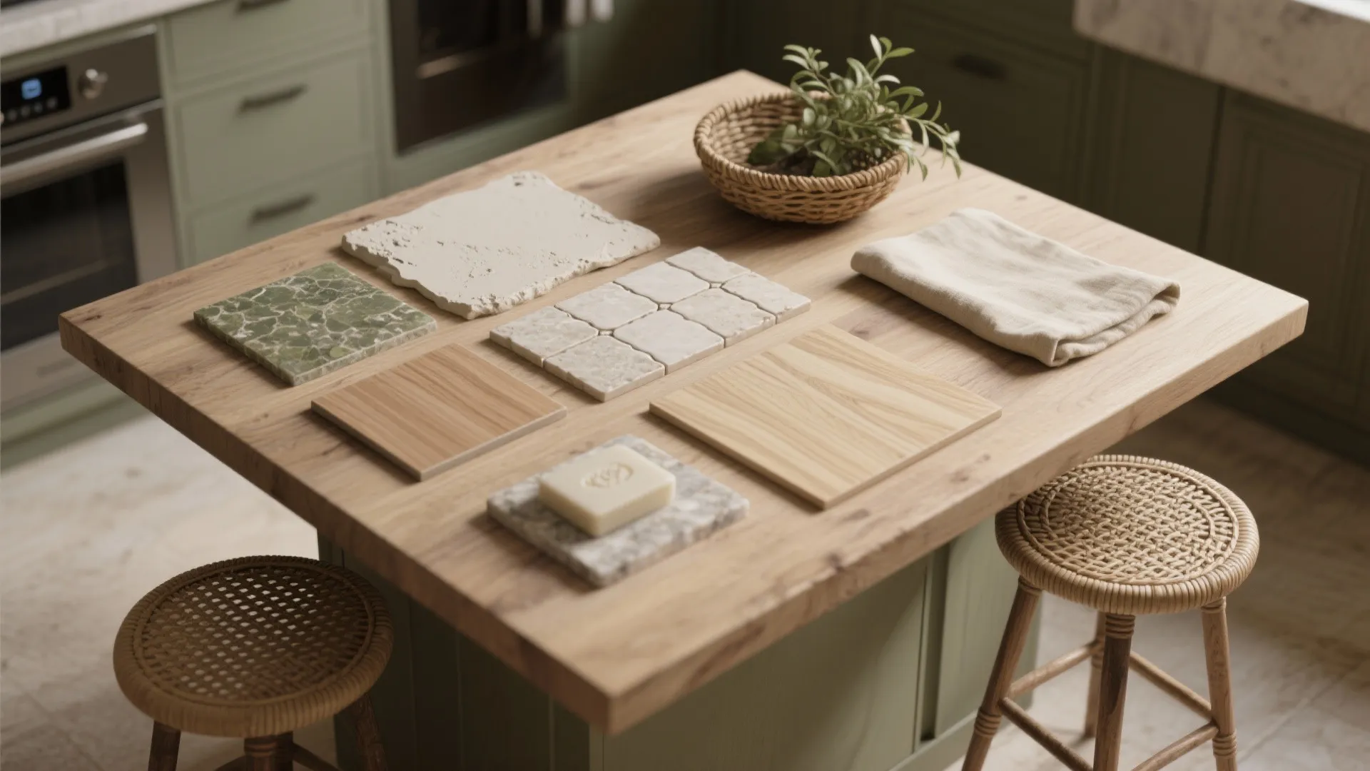 5. Layered textures and a natural palette