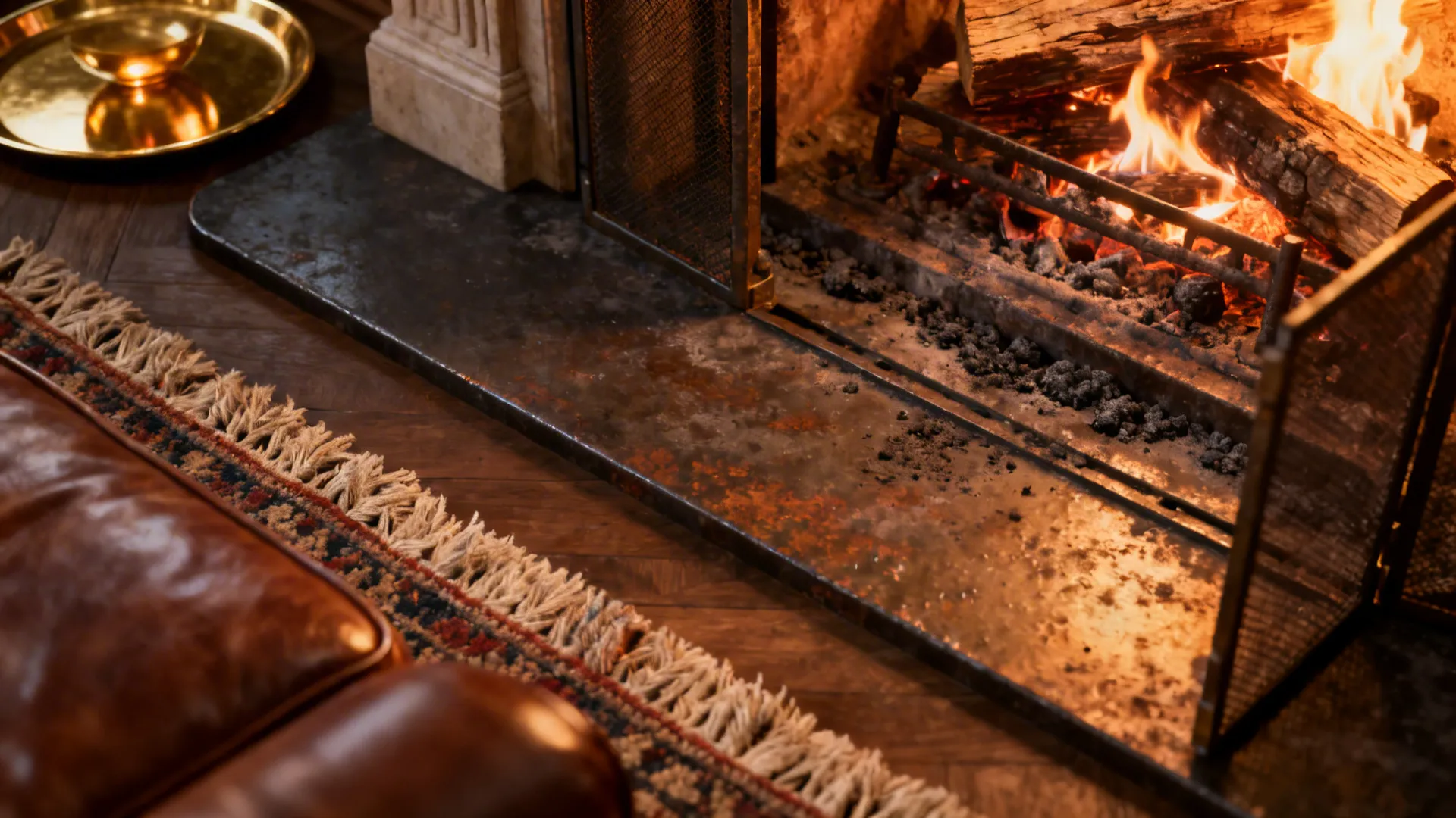 5. Layered textures and reflective accents