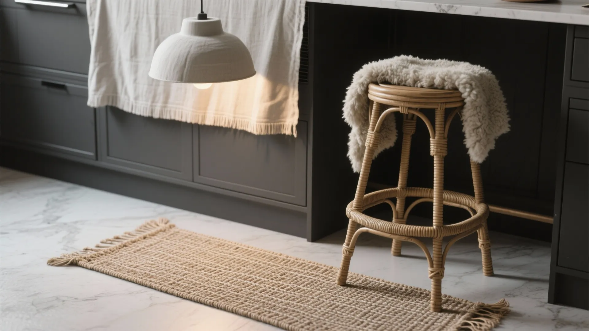 5. Textures and textiles to soften geometry