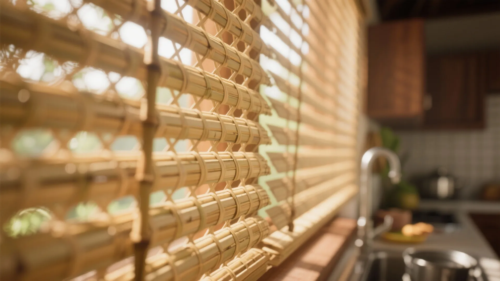 Tip 7: Maximize Light with Bamboo Shades