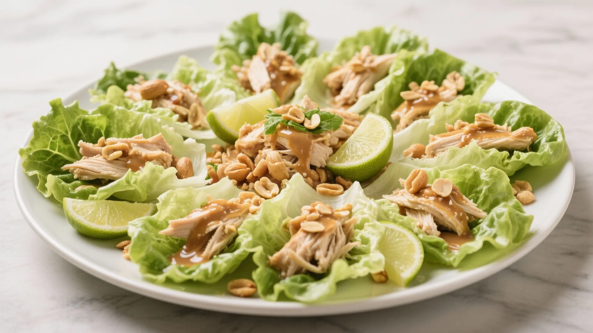 7. Thai Chicken Lettuce Wraps