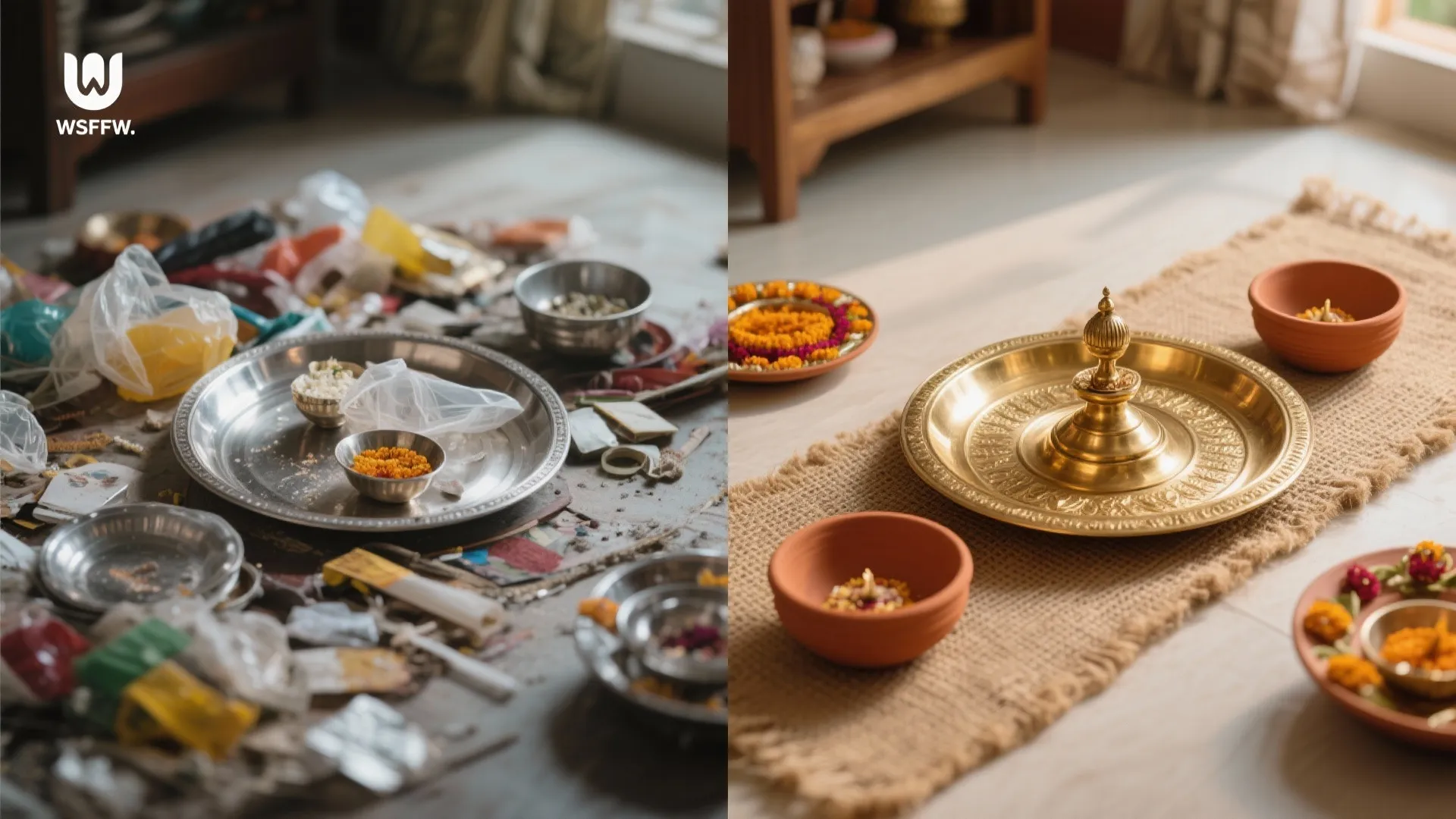 1) Natural Textures & Earth-Tone Layering