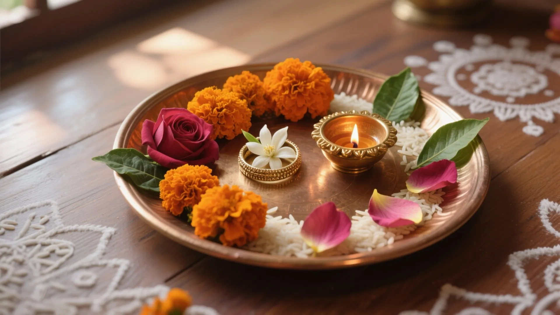 Pooja Thali Decoration with Flowers: 5 Ideas: A designer’s guide to crafting beautiful, fragrant ceremonial trays in small spaces—made personal, practical, and SEO-friendly