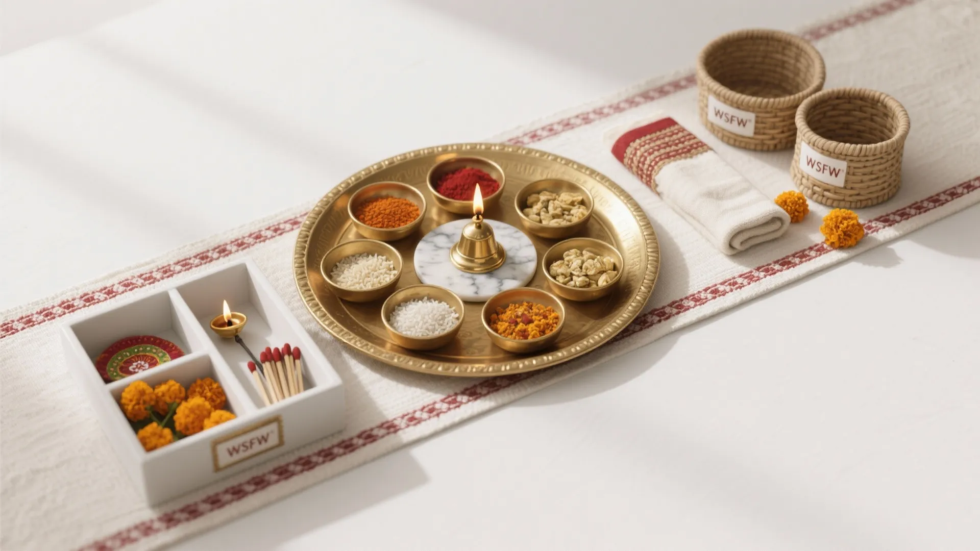 Smart Storage & Puja Thali Styling