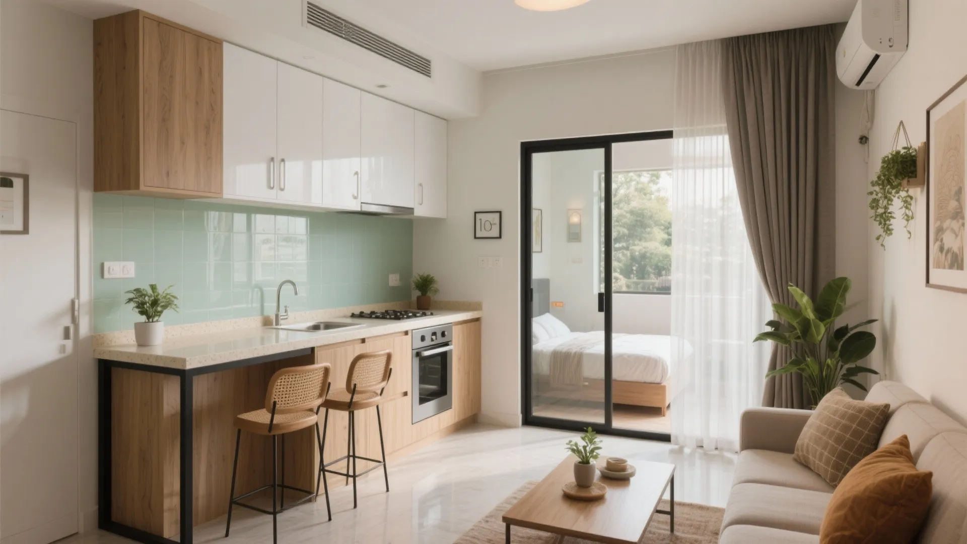 5 Design Ideas for a 1 BHK Flat in Hiranandani Estate Thane: Small space, big creativity: my battle-tested plan for brighter, smarter living in a 1 BHK at Hiranandani Estate, Thane