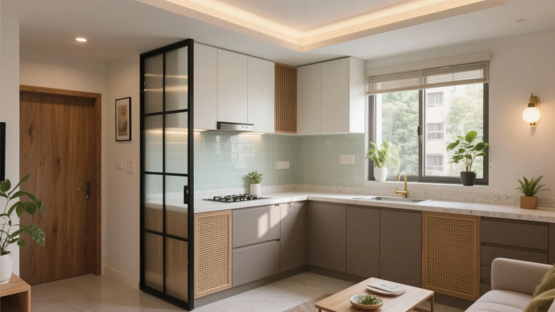 5 Design Ideas for a 1 BHK Flat in Hiranandani Estate Thane: Real-world tips from a Mumbai designer to make your 1 BHK feel bigger, brighter, and smarter.