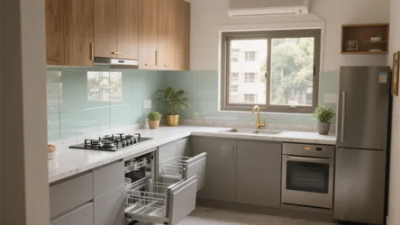 5 Small Kitchen Design Ideas for a 2 BHK in Thane