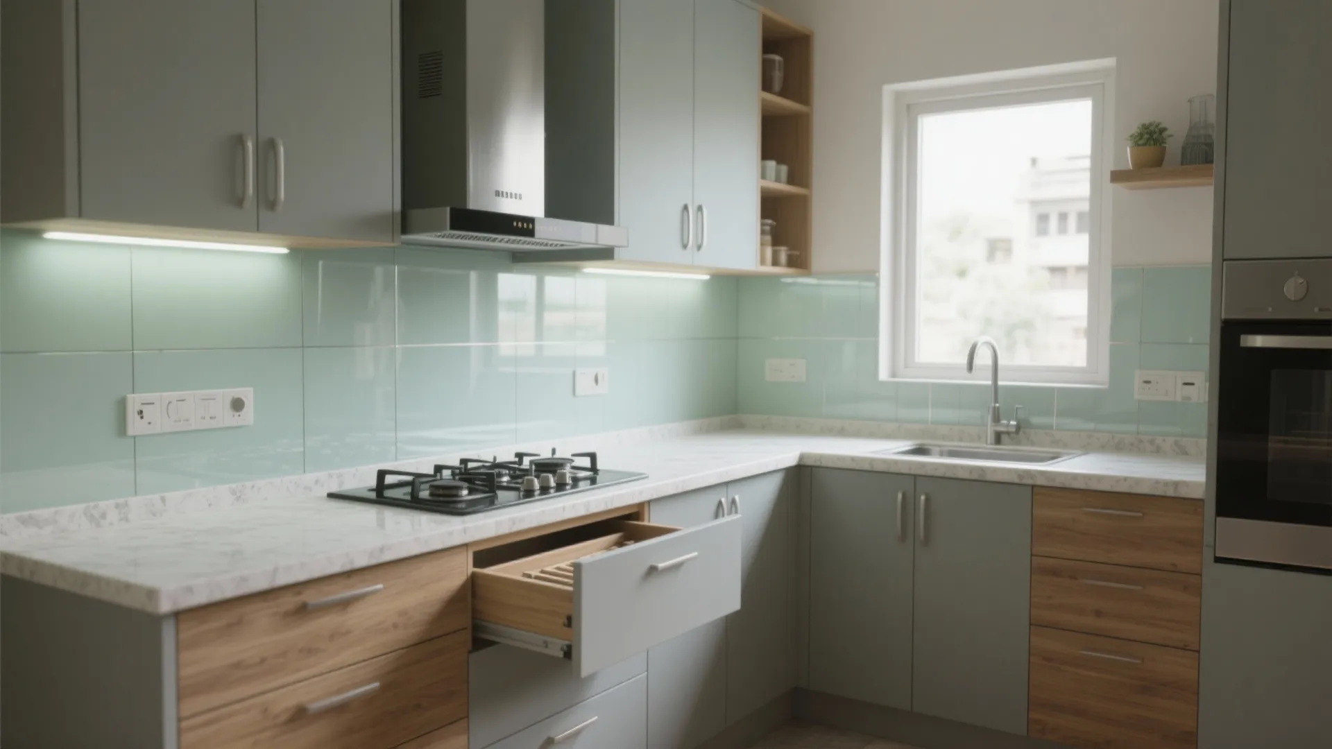 2 BHK Flat in Thane West: 5 Smart Kitchen Design Ideas: Small-space, big impact: my 5 proven kitchen ideas for a 2 BHK flat in Thane West