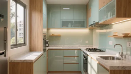 2 BHK Flat Thane: 5 Smart Kitchen Design Ideas