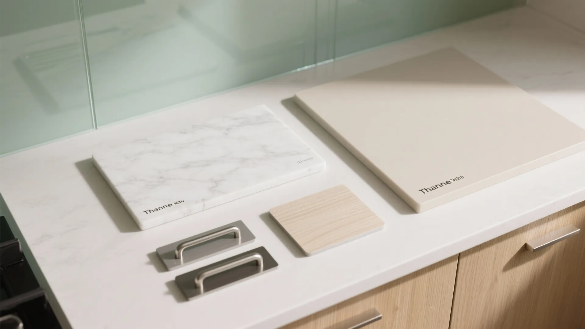 Glass Backsplash for Light and Depth