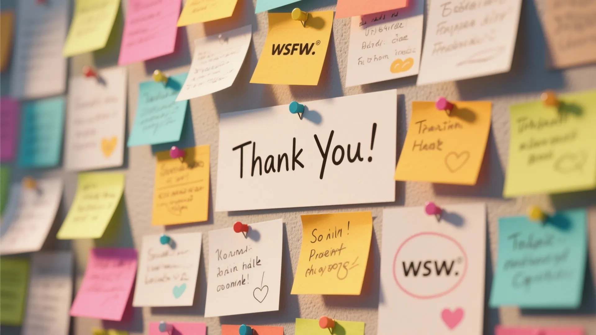 1. Personalized Thank-You Wall
