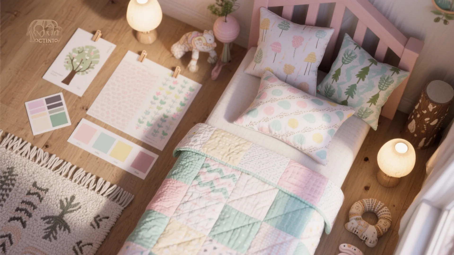 4. Theme lightly and layer decor