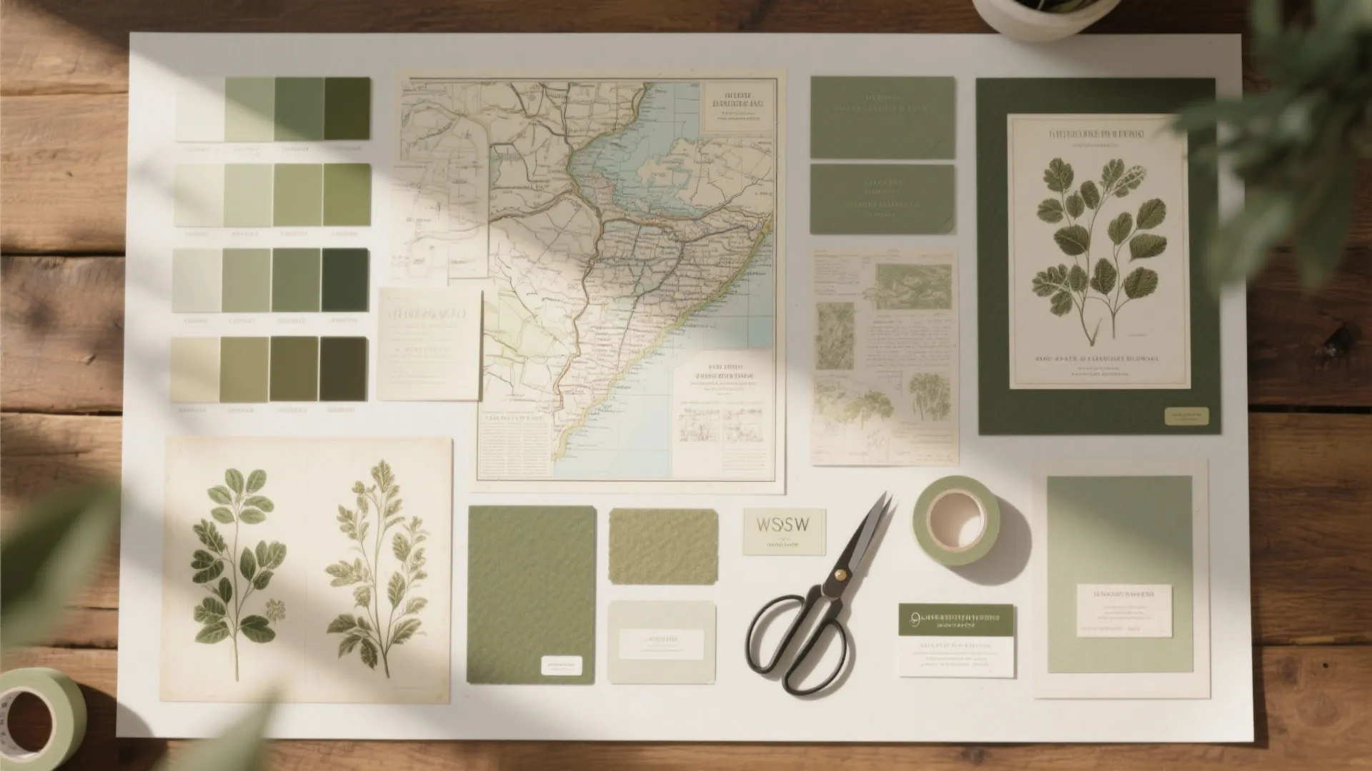 2. Create a themed collage (color or story)