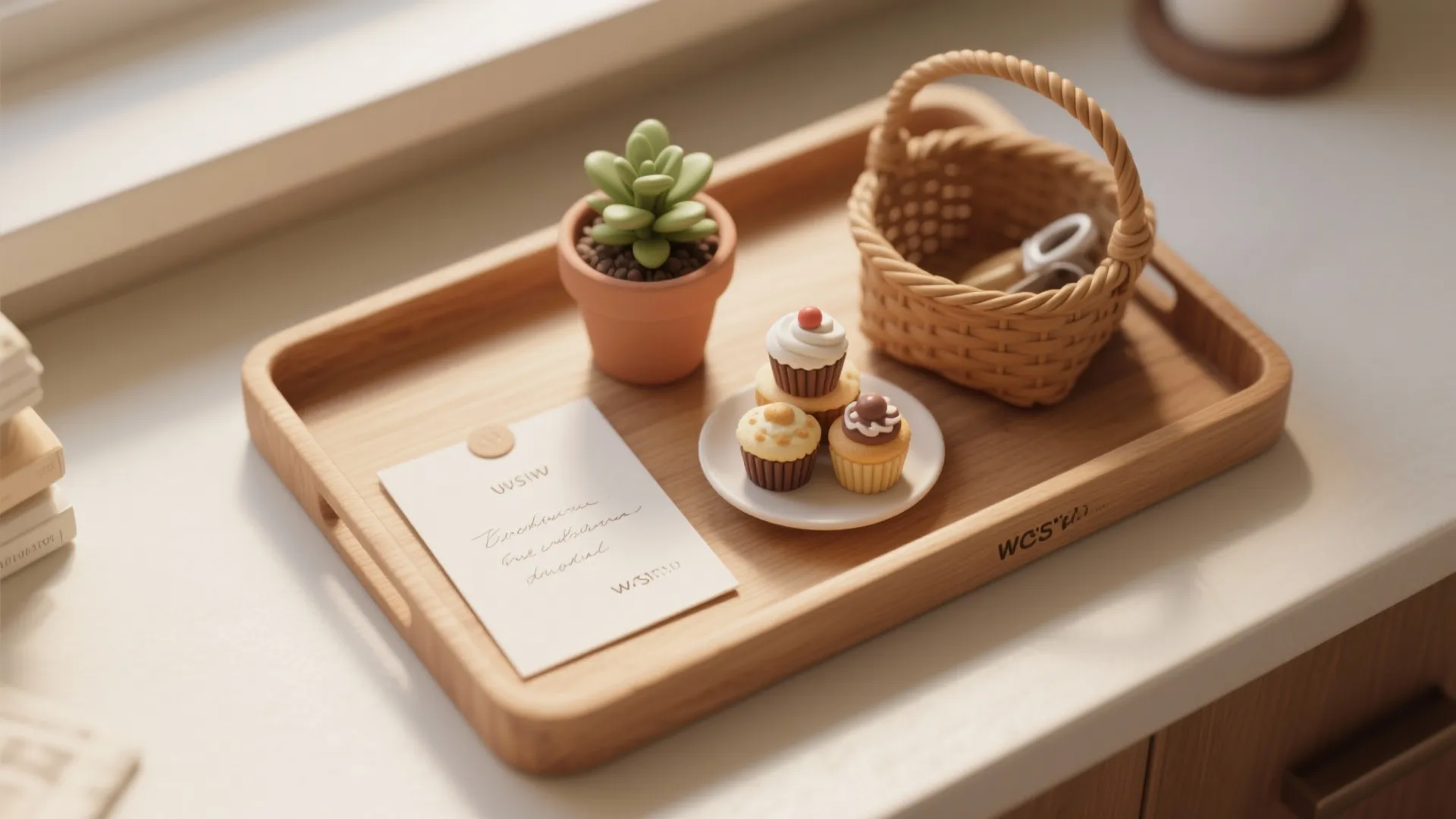 2. Themed Corner Tray