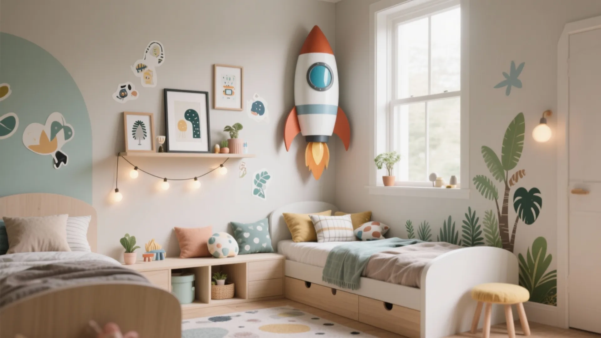 4. Themed corners that stay flexible