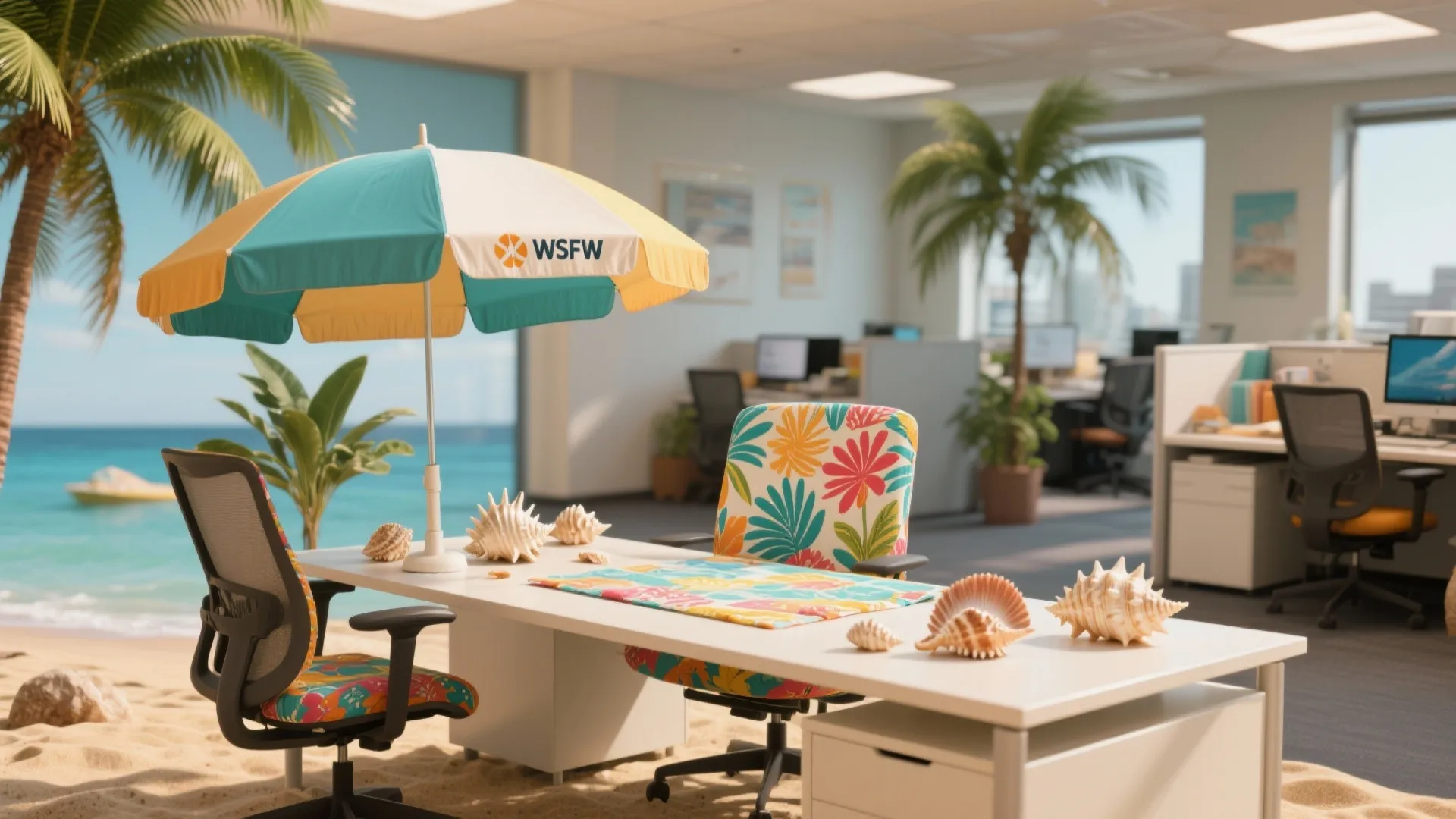 1. Themed Desk Makeover