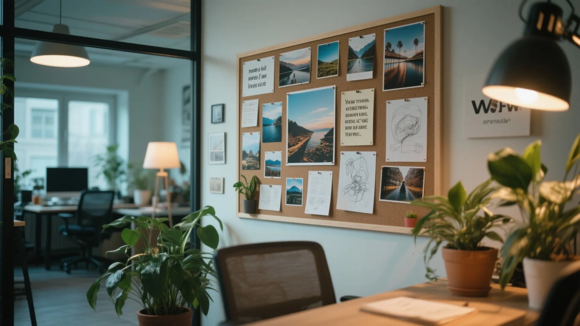 5. Themed Inspiration Wall