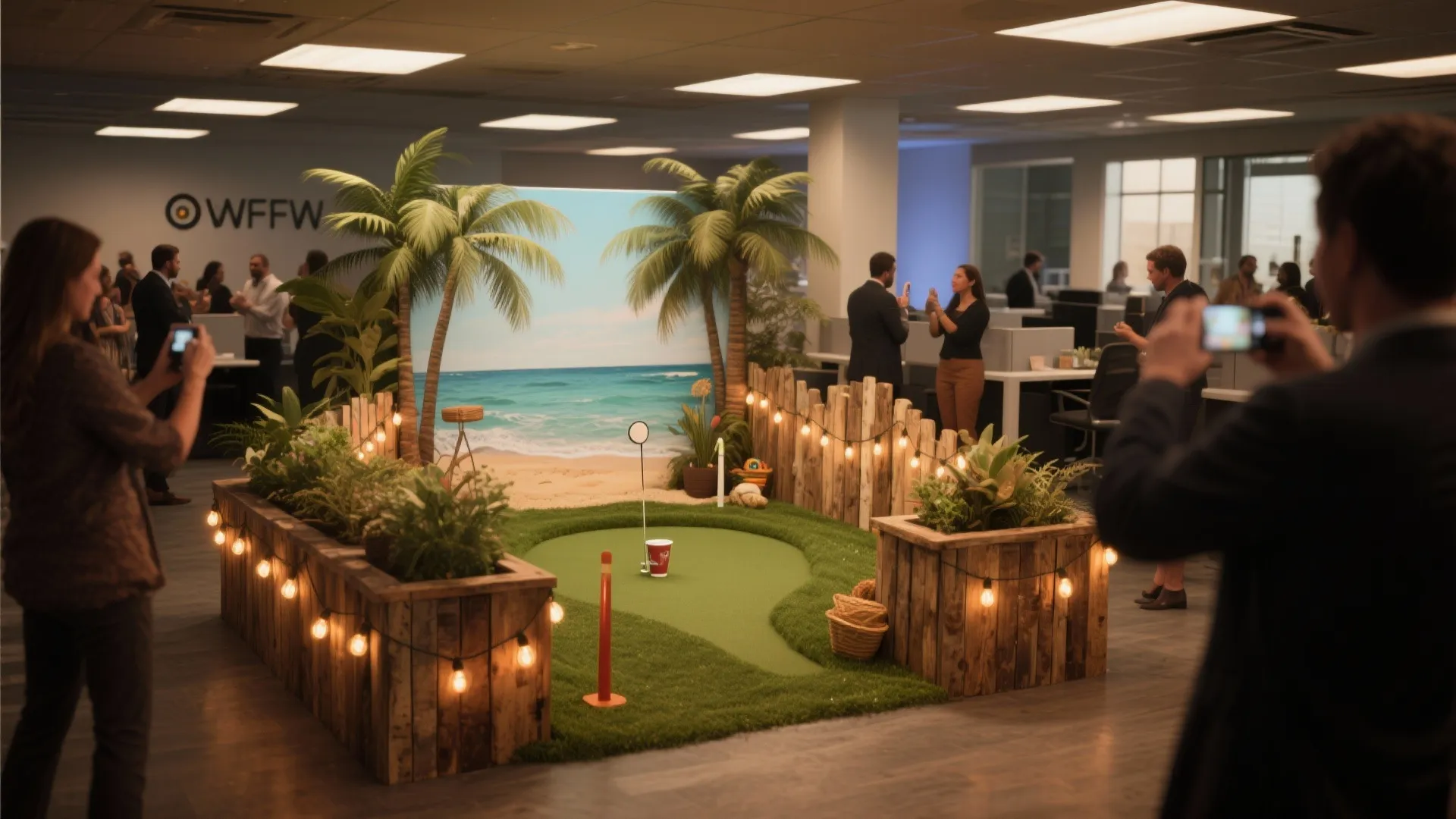 4. Themed Putting Nook