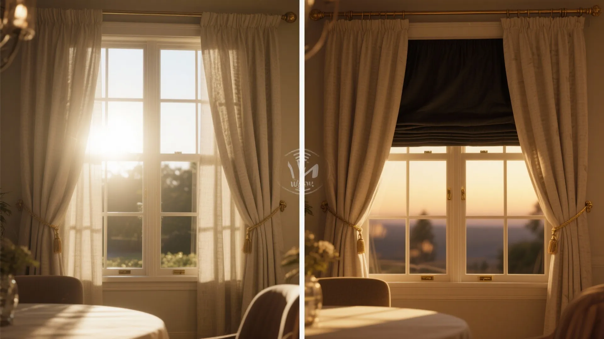 Thermal or Blackout Lining for Comfort and Mood