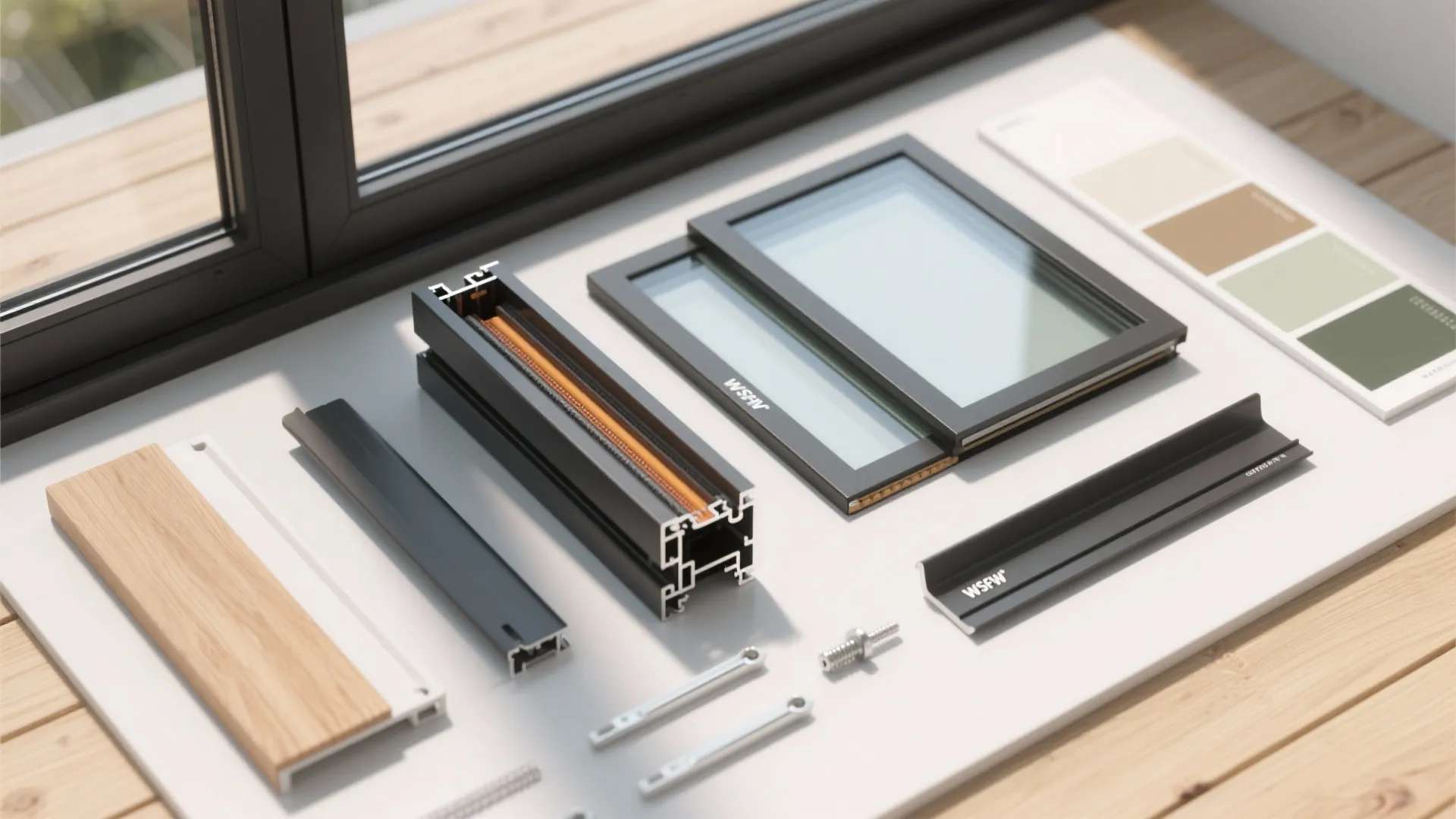 5) Thermally Broken Steel Doors With Solar Control Glass