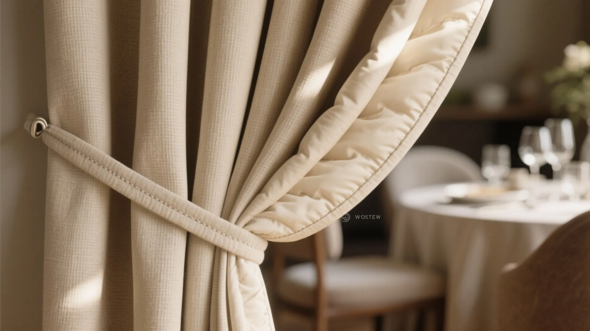 Textured, Thermal-Lined Drapes for Comfort and Quiet